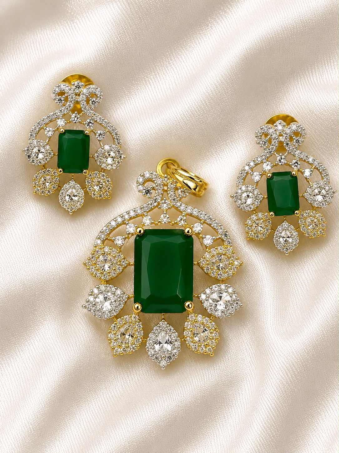 Green Stone Dimaond Replica